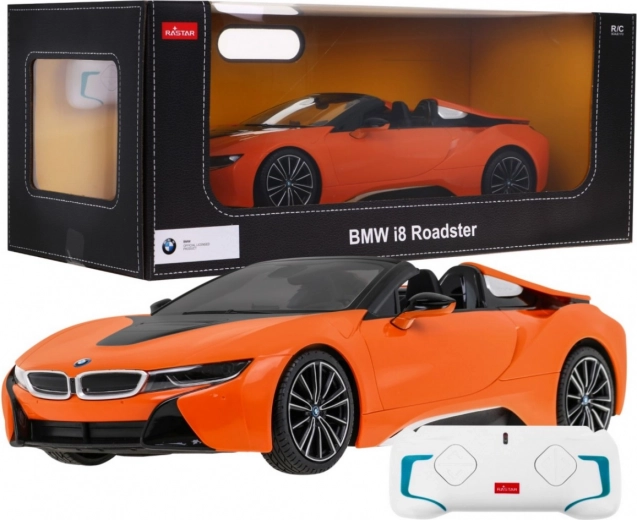 Rastar BMW i8 Roadster τηλεκατευθυνόμενο μοντέλο 1:12 – Πορτοκαλί