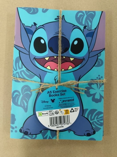 Lilo & Stitch σετ τετραδίων A5 Stitch (3 τεμ.)