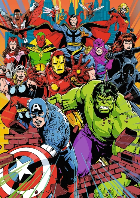 Παζλ Trefl Premium Plus Marvel: Ήρωες της Marvel 1000 κομμάτια