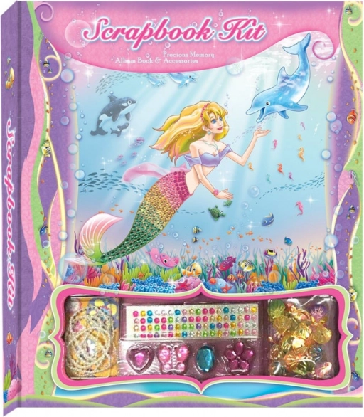 Σετ διακόσμησης scrapbook Pecoware – γοργόνα