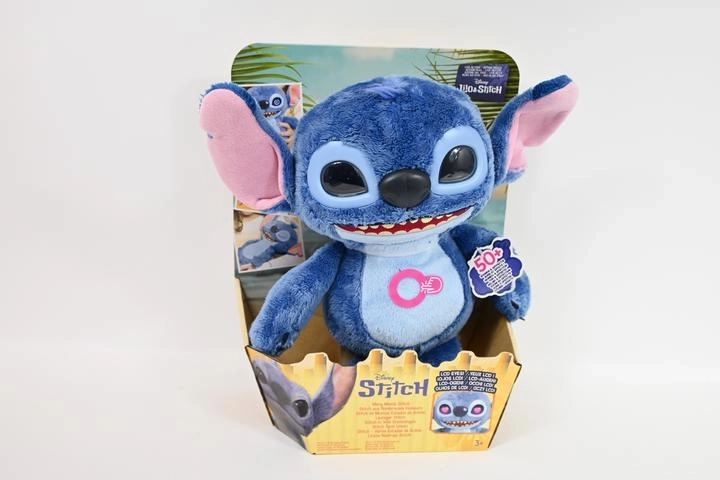 Διαδραστικό λούτρινο Disney Stitch Emotiv Eye με LCD μάτια
