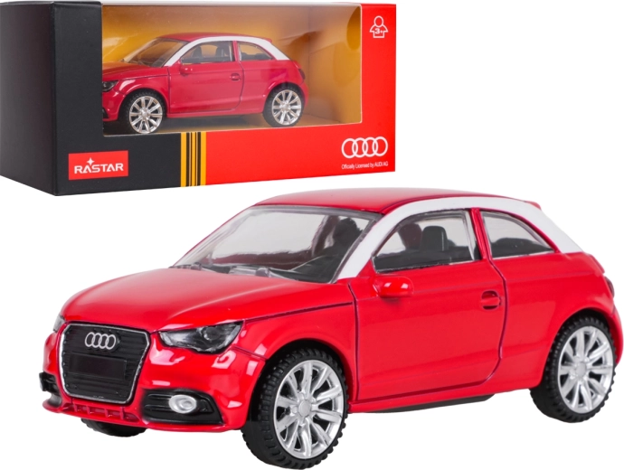 Μεταλλικό μοντέλο Audi A1 RASTAR σε κλίμακα 1:43, κόκκινο