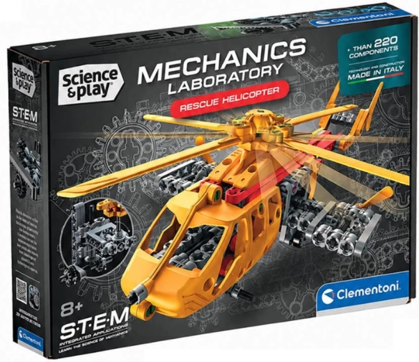 Clementoni Science & Play Μηχανικό εργαστήριο: ελικόπτερο διάσωσης