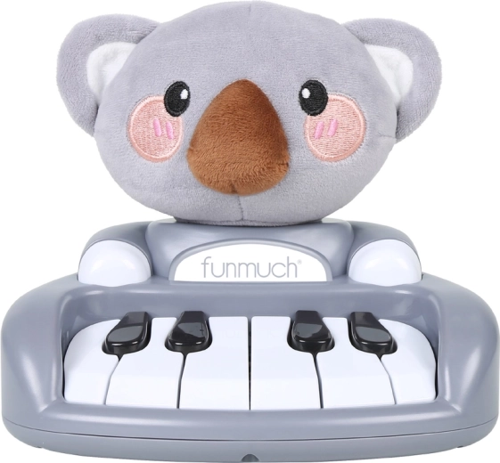 Παιδικό πιάνο Chipolino Koala σε ανοιχτό γκρι