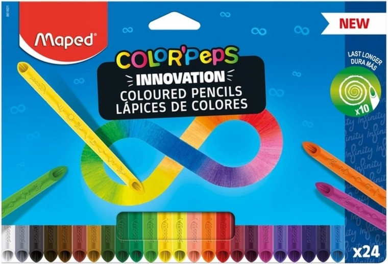Ξυλομπογιές Maped Color'Peps Infinity 24 τεμ.