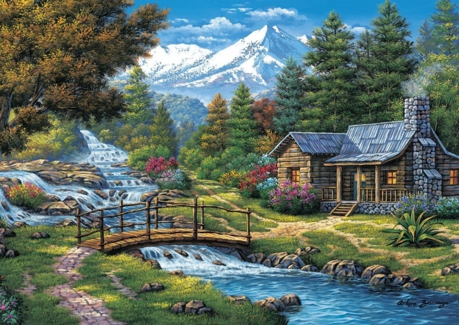 Παζλ ART PUZZLE Δύο καταρράκτες 2000 κομμάτια