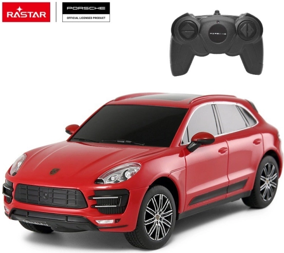 Rastar Porsche Macan Turbo RC αυτοκίνητο τηλεκατευθυνόμενο 1:24 κόκκινο