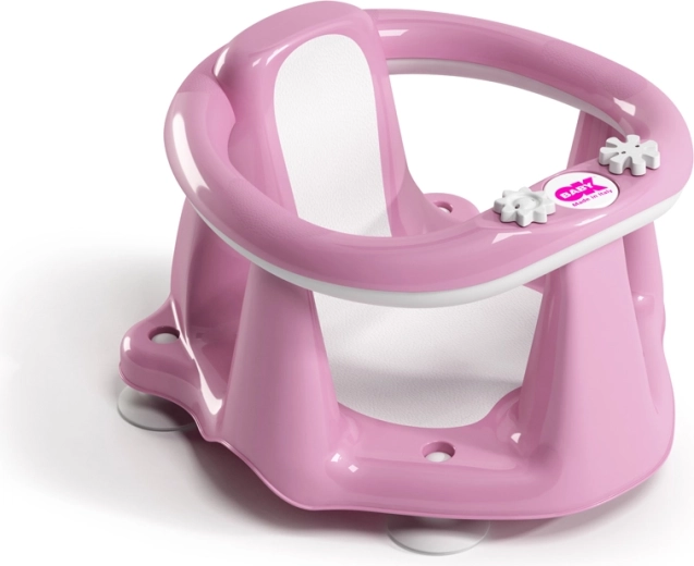 Ok Baby αντιολισθητικό καθισματάκι μπάνιου Flipper Evolution pink (6–15 μηνών)