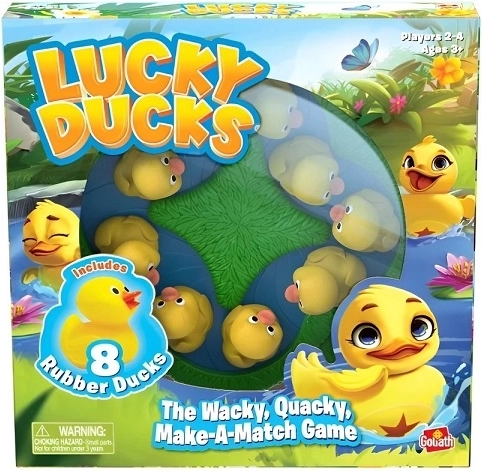 Lucky Ducks – διαδραστικό παιχνίδι με παπάκια για παιδιά από 3 ετών από την Goliath Games