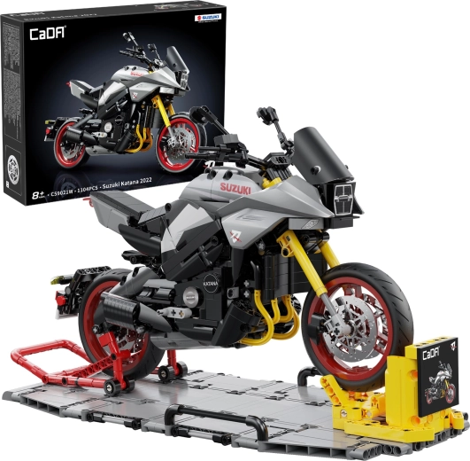 Κατασκευαστικό σετ CaDA μοτοσικλέτα SUZUKI Katana 1:6, 1104 τεμάχια