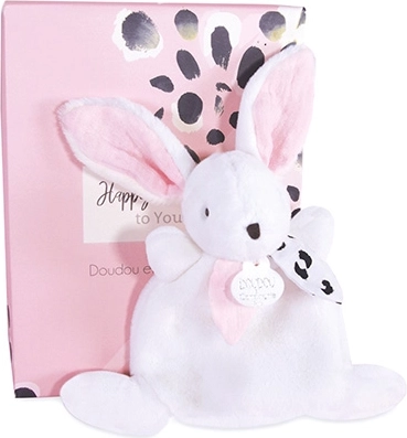 Doudou ροζ μίνι κουνελάκι 17 cm συσκευασία δώρου