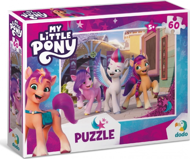 Παζλ Dodo My Little Pony: στην πόλη 60 κομμάτια