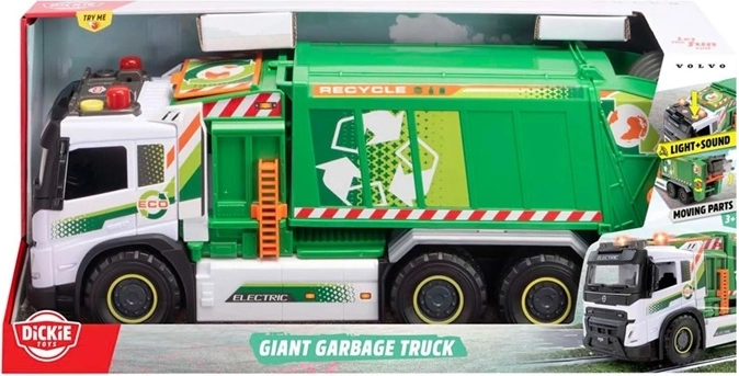 Dickie Toys Giant μεγάλο απορριμματοφόρο με φώτα και ήχους 55 cm