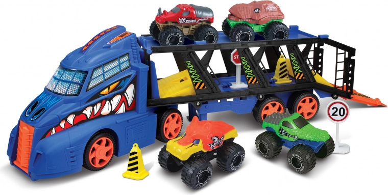 Νταλίκα με πίστα monster truck 45 cm