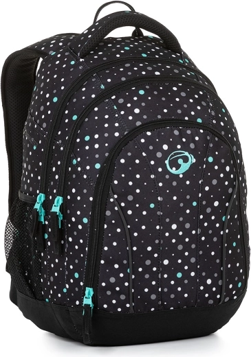 Φοιτητικό σακίδιο Bagmaster SUPERNOVA 23 A μαύρο τιρκουάζ