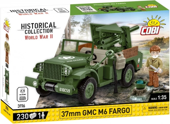 Μοντέλο από τουβλάκια 37 mm GMC M6 Fargo