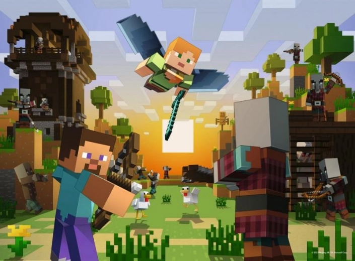 Παζλ RAVENSBURGER Minecraft 150 κομμάτια