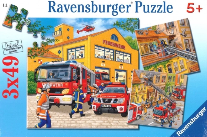 Παζλ RAVENSBURGER Πυροσβέστες 3×49 κομμάτια
