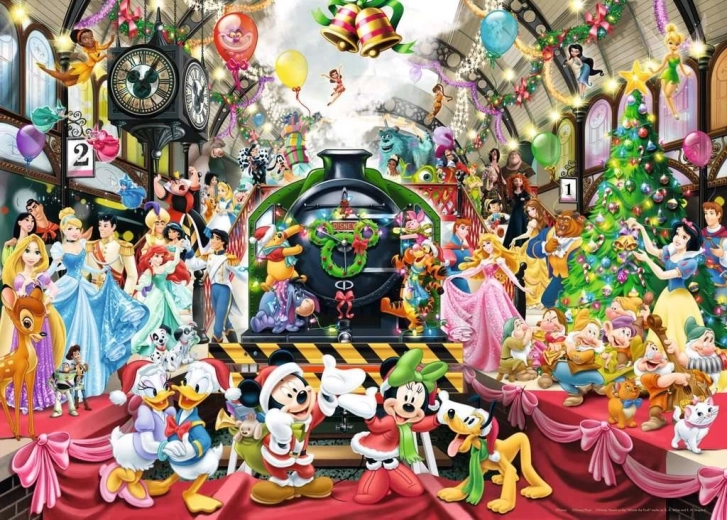 Παζλ RAVENSBURGER Disney Χριστούγεννα – Όλοι επιβιβάζονται 1000 κομμάτια