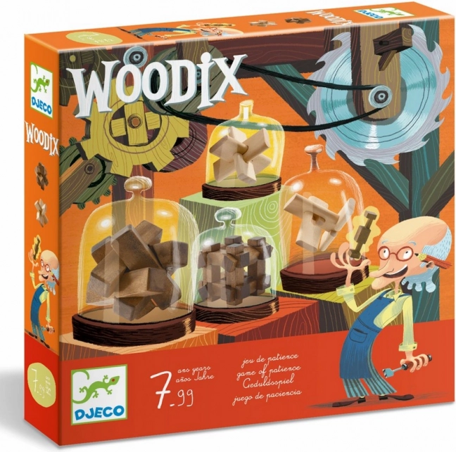 DJECO Woodix: Σετ 3D γρίφων 6 τεμ.