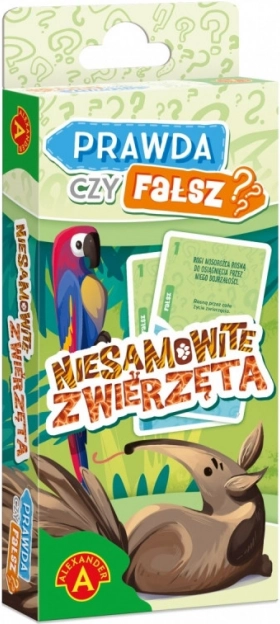 Prawda czy fałsz? Niesamowite zwierzęta – εκπαιδευτικό παιχνίδι ALEXANDER