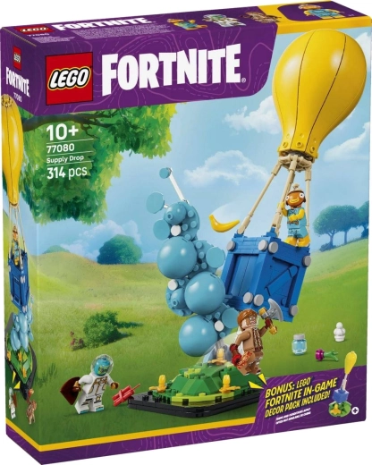 LEGO Fortnite ρίψη προμηθειών