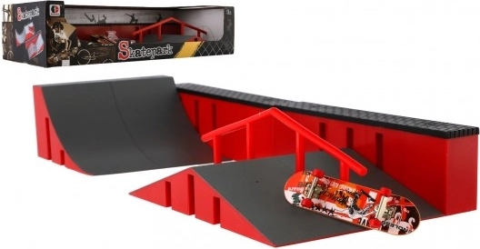 Μίνι skatepark με fingerboard, πλαστικό σετ