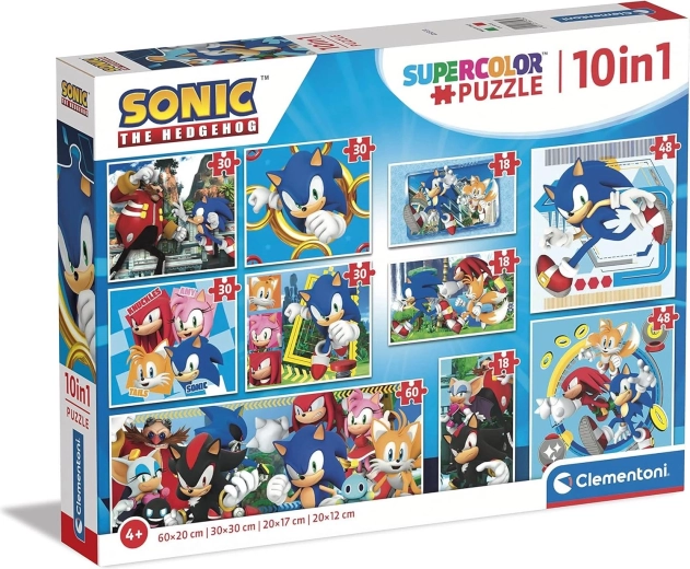 Clementoni παζλ Σκαντζόχοιρος SONIC 10 σε 1