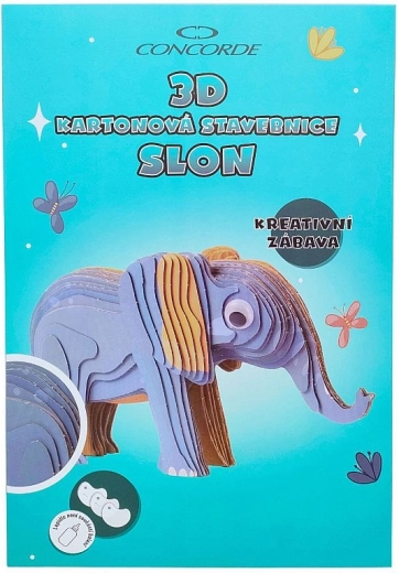 3D χάρτινη κατασκευή ελέφαντα
