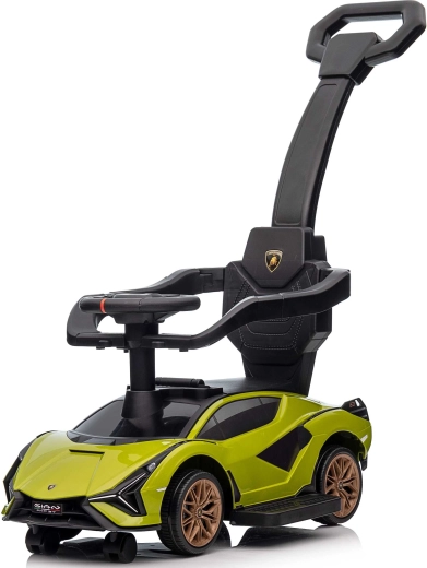 Παιδικό αυτοκινητάκι ισορροπίας 3σε1 LAMBORGHINI Sián FKP 37 πράσινο