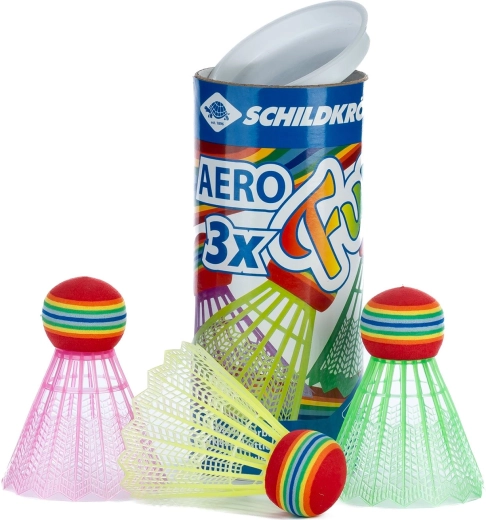 Φτεράκια μπάντμιντον SCHILDKRÖT Aero Fun, 3 τεμ.