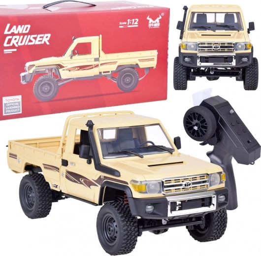 RC pick-up TOYOTA LAND CRUISER 4x4 1:12 με φώτα και ανάρτηση