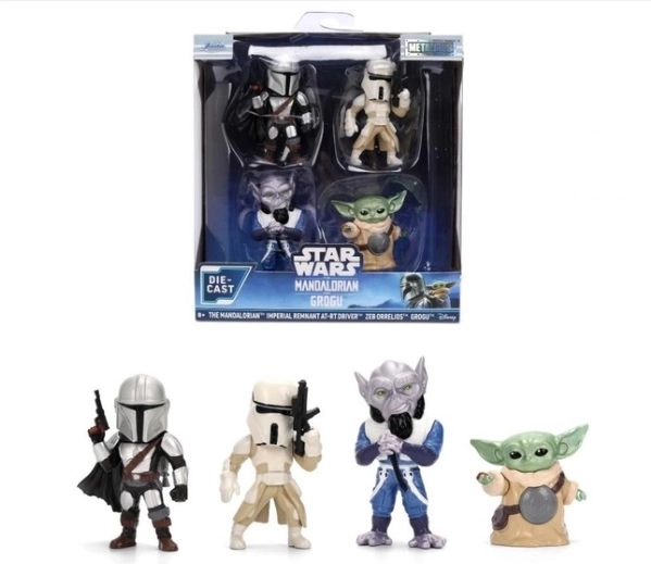 Jada Star Wars μεταλλικές φιγούρες 6,5 cm – 4pack (The Mandalorian)