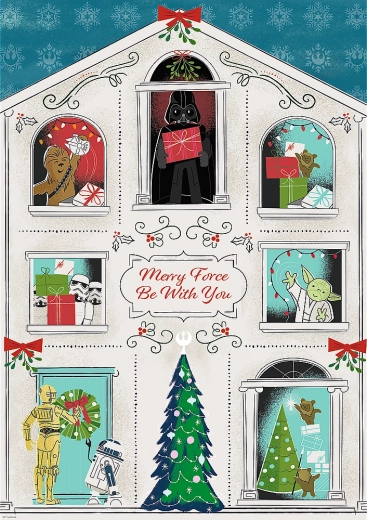 Παζλ Star Wars: Merry Force Be With You 1000 κομμάτια