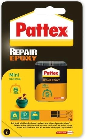 Εποξειδική κόλλα 5 λεπτά 6 g Pattex Repair Universal
