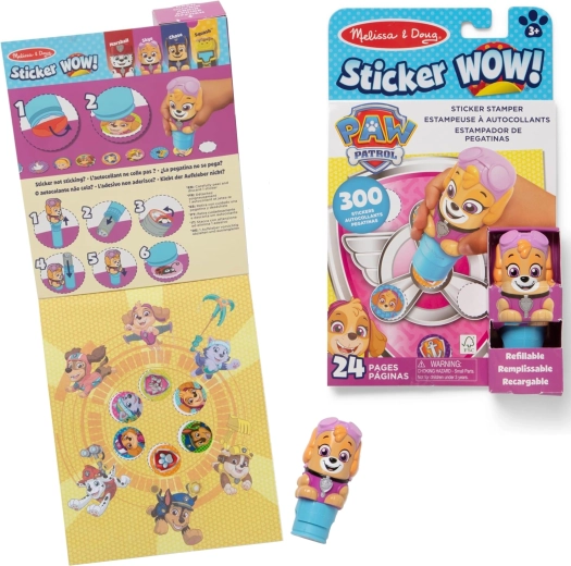 Melissa & Doug Sticker Wow! Paw Patrol Skye – αυτοκόλλητη σφραγίδα και βιβλιαράκι με δραστηριότητες