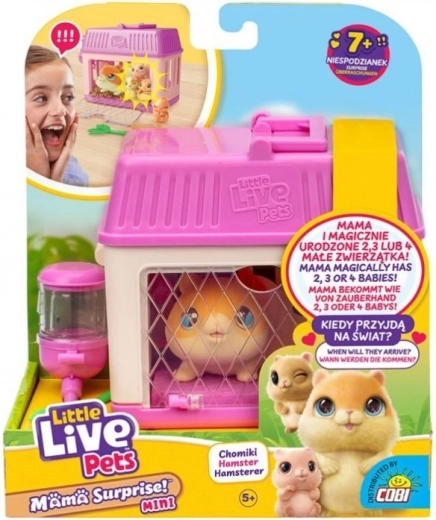 Little Live Pets μαμά-έκπληξη μίνι χάμστερ
