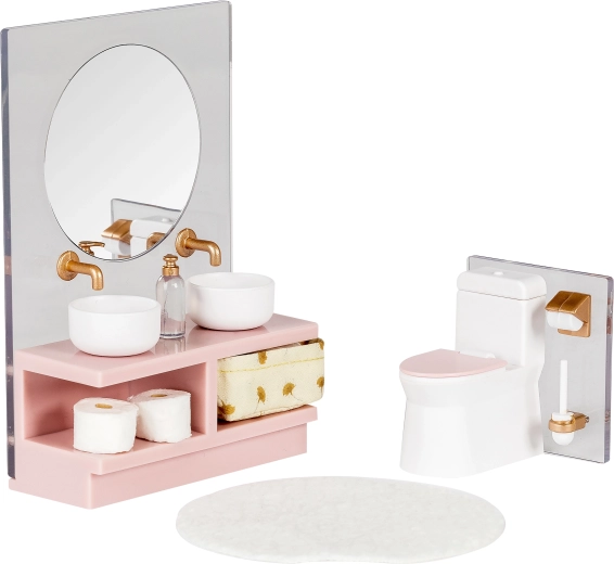 Έπιπλα μπάνιου για κουκλόσπιτο Lundby