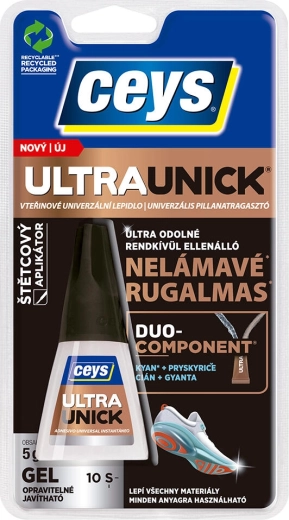 Στιγμιαία κόλλα ULTRAUNICK gel με πινέλο 5 g