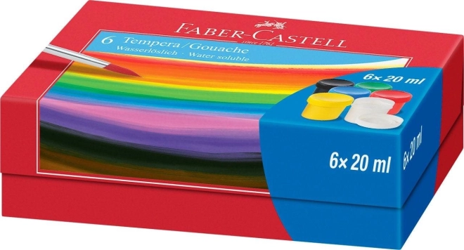 Τέμπερες Faber-Castell 6x20ml