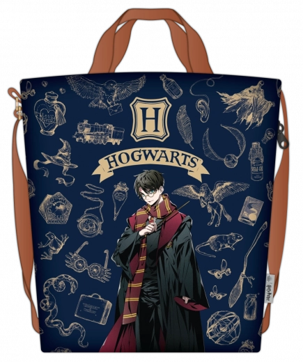 Harry Potter τσάντα αγορών navy & gold