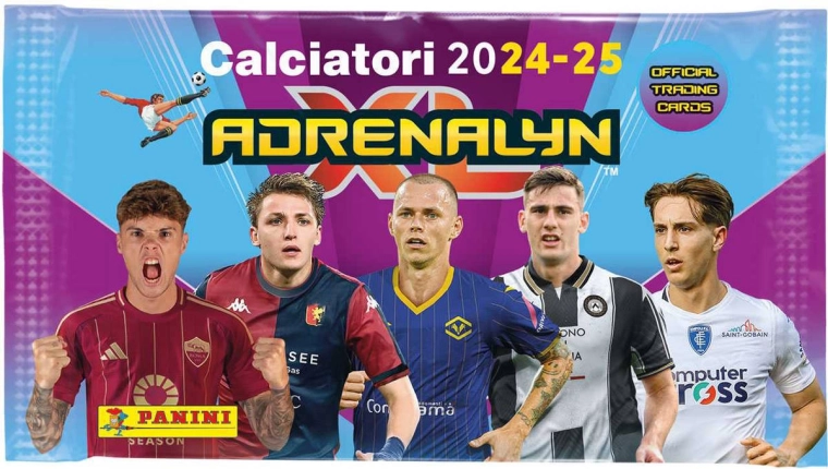 Panini FIFA 365 2024/2025 Serie A Adrenalyn XL συλλεκτικές κάρτες – booster 6 καρτών