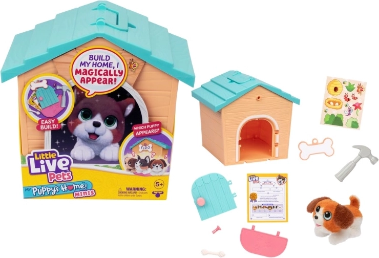 Little Live Pets my puppy’s home minis – κουταβάκι με σπιτάκι