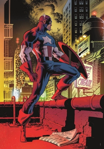 Παζλ Clementoni Marvel: Κάπτεν Αμέρικα 1000 κομμάτια