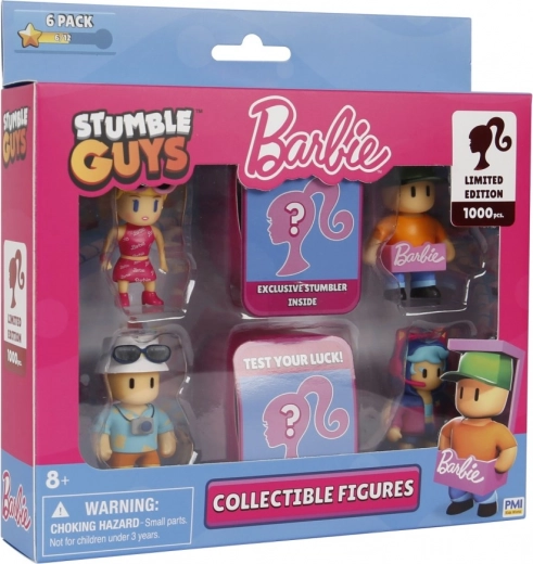 Deluxe κουτί με φιγούρες STUMBLE GUYS x BARBIE – 6 τεμ.