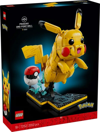 LEGO Pokémon Pikachu και Poké Ball (2050 κομμάτια)