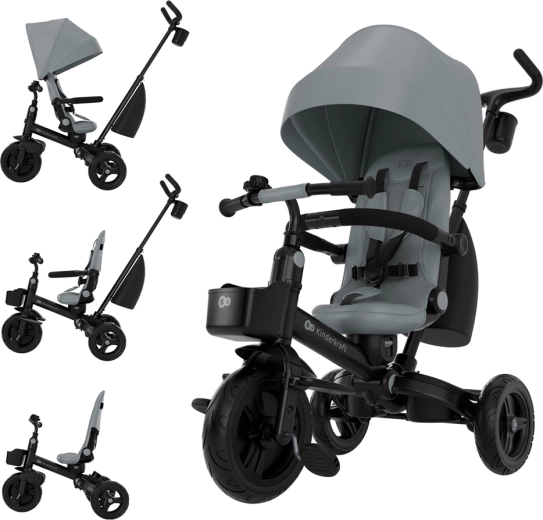 Kinderkraft aveo 2 plus πολυλειτουργικό τρίκυκλο grey