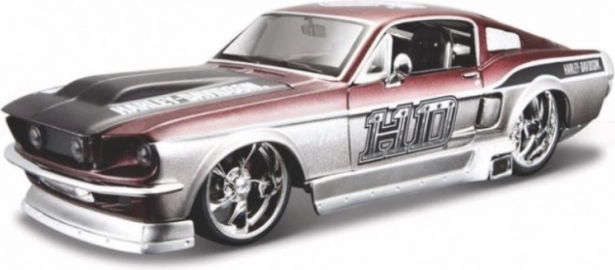 Συλλεκτικό μοντέλο αυτοκινήτου FORD MUSTANG GT 1967 1:24 – άδεια χρήσης HARLEY-DAVIDSON