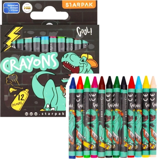 Κηρομπογιές Crayons 12 τεμ.