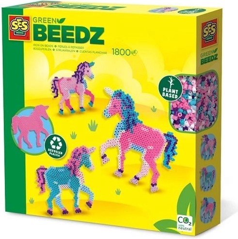 SES Creative Green Beedz σιδερώσιμες χάντρες – μονόκερος